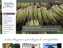 Tablet Screenshot of nicholsfarm.com